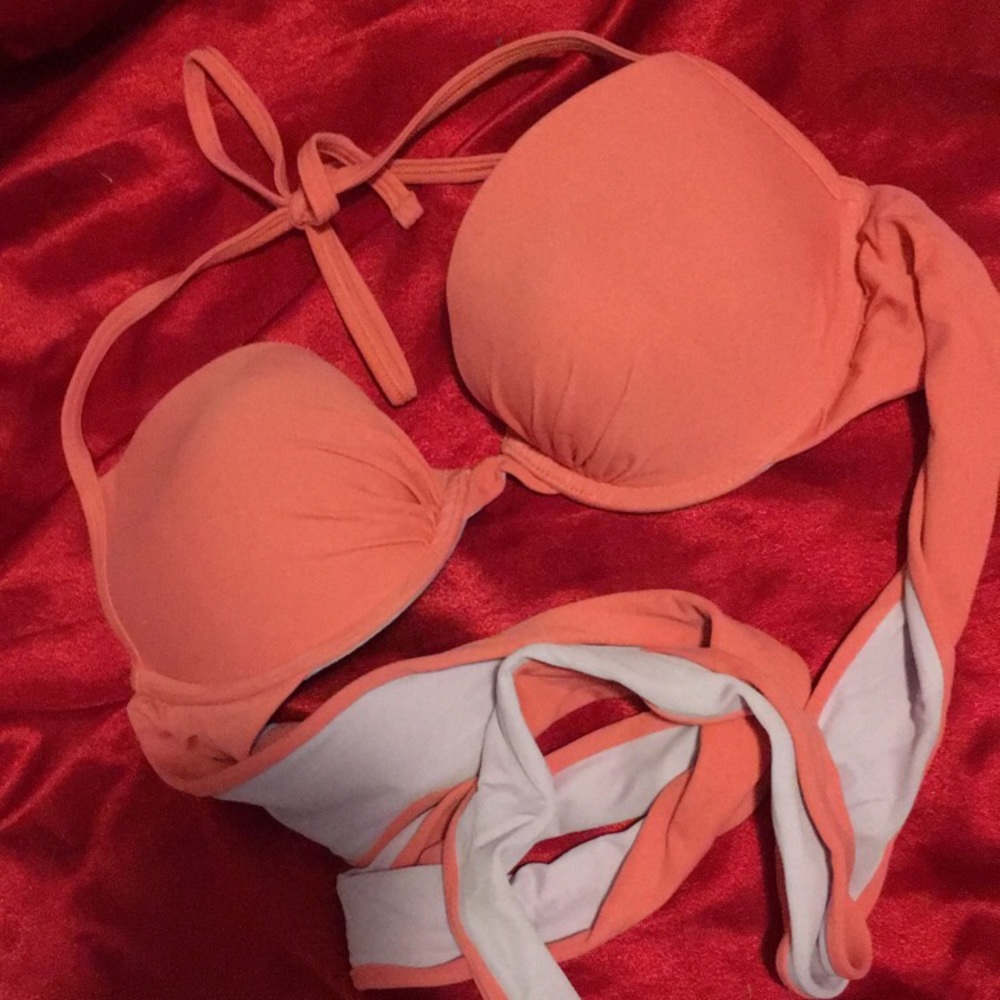 aerie pink swim top